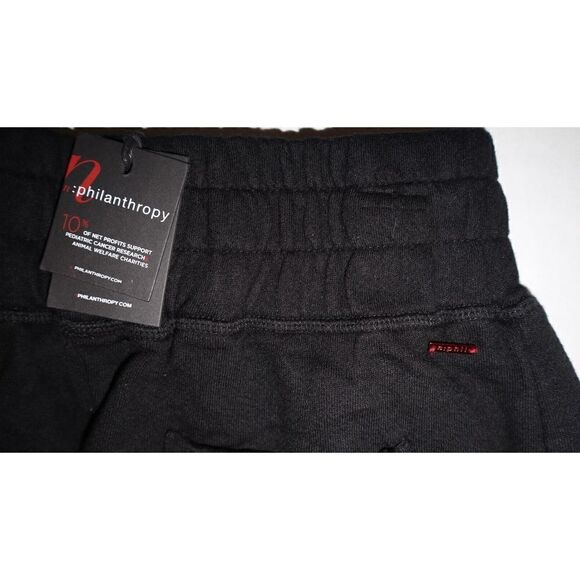 n:philanthropy Women's Sz S Black Slit Hem Ankle Stretch Pants $120 - Picture 8 of 13